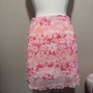 Hibiscus Pink Women's Skirt